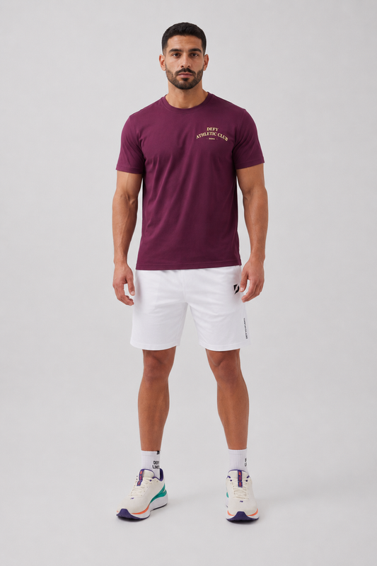 DEFY Men’s Athletic Club T-Shirt – Burgundy
