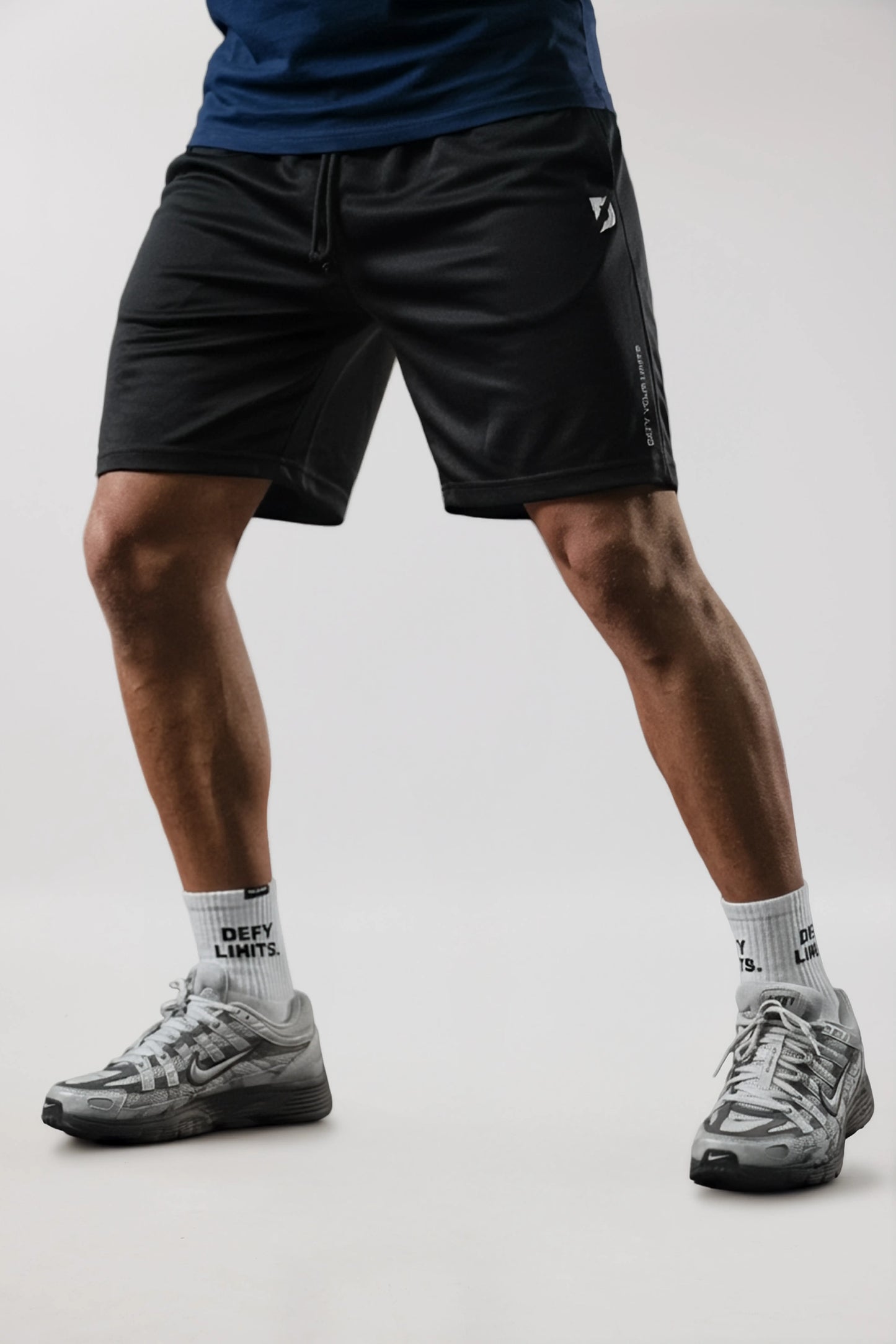 Defy Black Shorts – Lightweight Quick-Dry Training & Padel