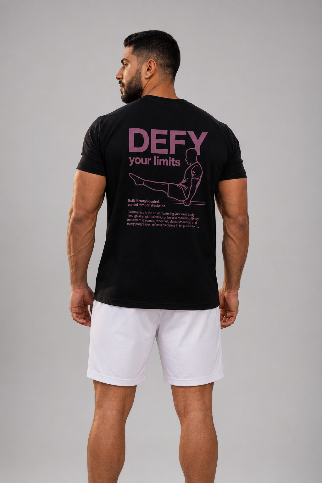 DEFY Calisthenics Graphic T-Shirt – Black