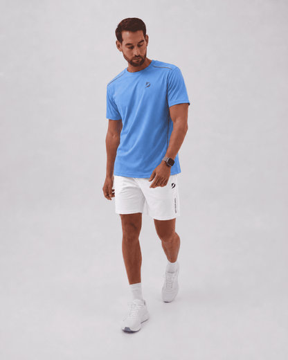 DEFY Padel Performance T-Shirt – Sky Blue