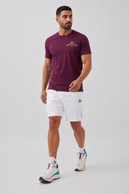 DEFY Men’s Athletic Club T-Shirt – Burgundy