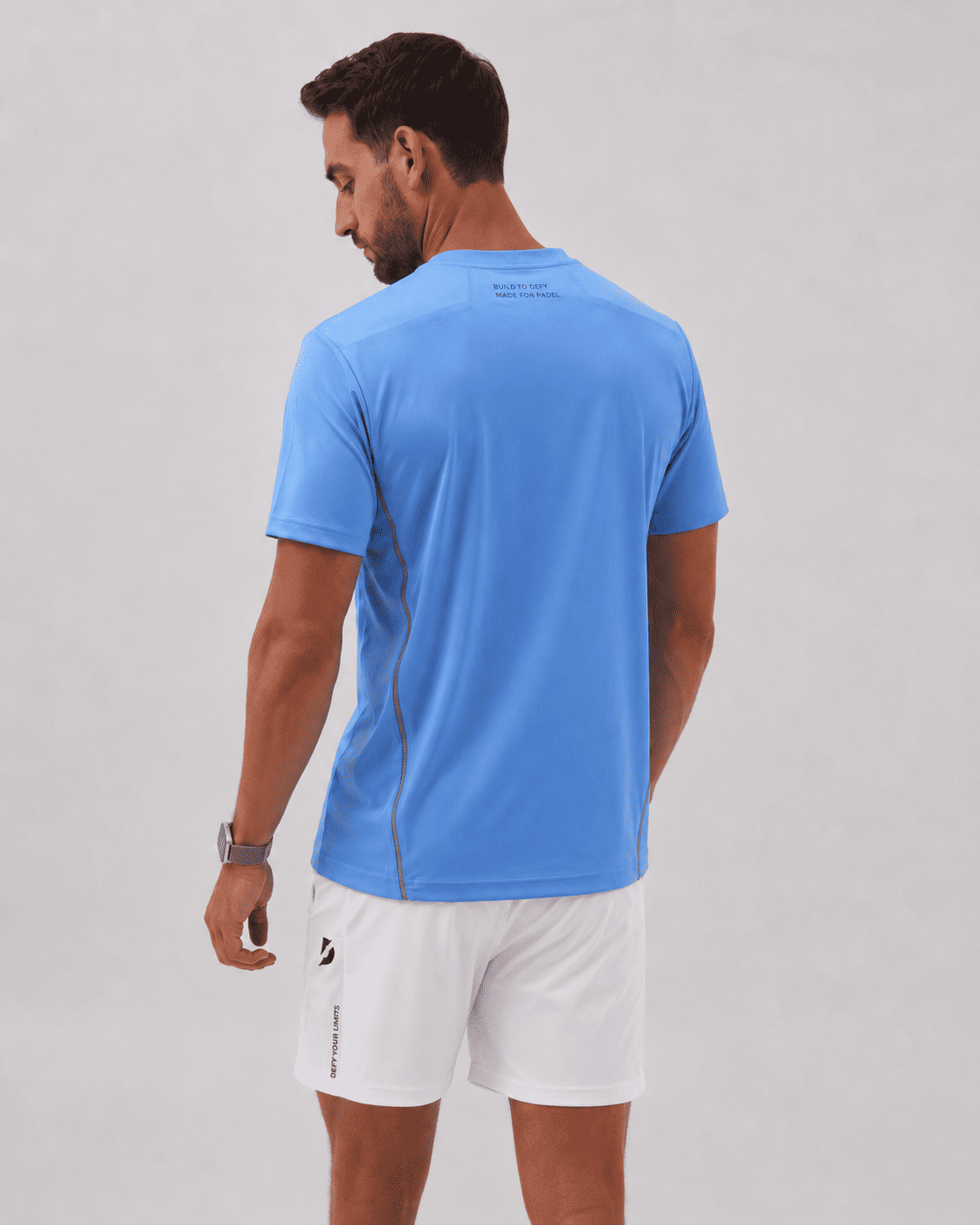 DEFY Padel Performance T-Shirt – Sky Blue