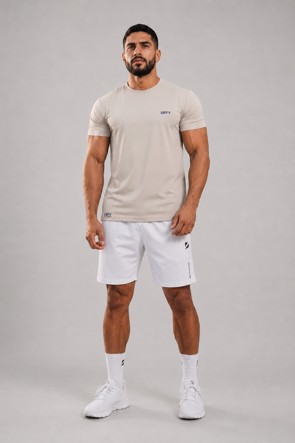 DEFY Calisthenics Graphic T-Shirt– Off White