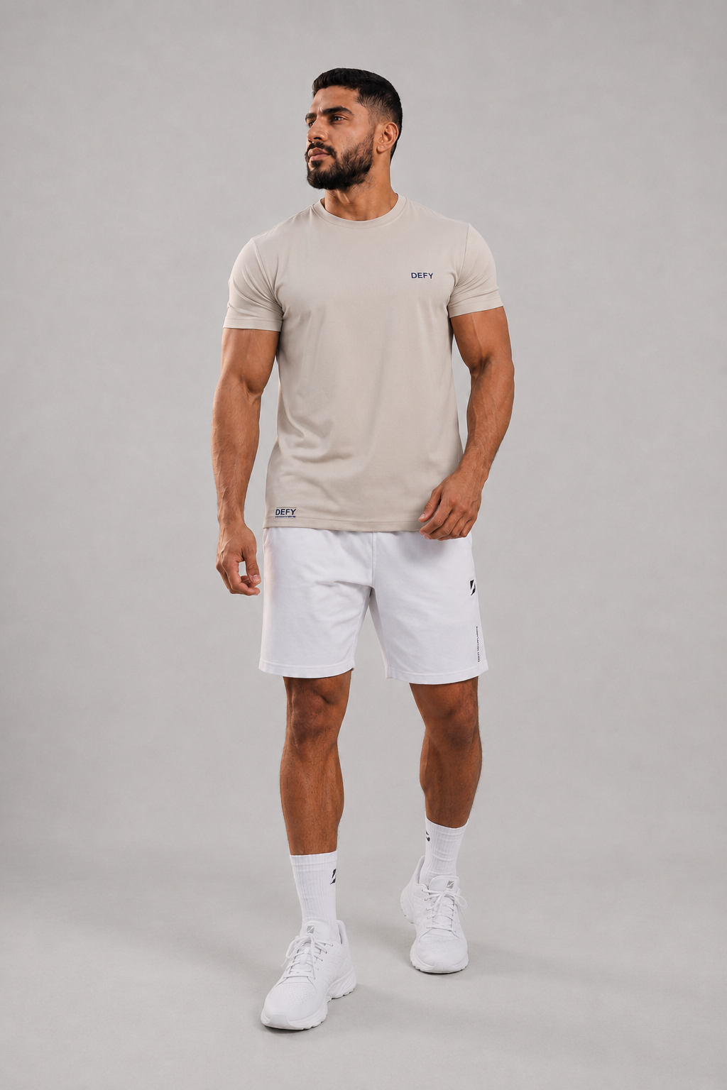 DEFY Calisthenics Graphic T-Shirt– Off White